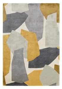 Dywan z włókien z recyklingu tkany ręcznie w kolorze ochry/szary 160x230 cm Romy – Asiatic Carpets
