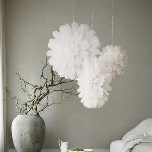 Lampa Stołowa Watt & Veke, Snöblomma, biały, salon, papier | karton, design