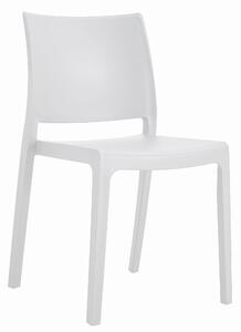 Krzesło plastikowe KLEM białe