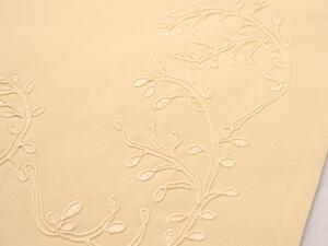 Poszewka dekoracyjna LEAFY LACE 40x40 cm, kremowa