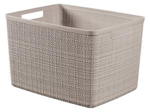 Plastikowy koszyk do przechowywania 36x28x23 cm Jute L – Curver