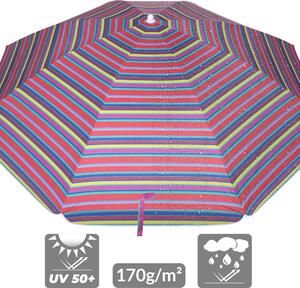 Parasol Crete 200cm kolorowy z funkcją odchylania