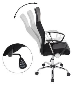 Krzesło biurowe Deluxe Czarne Z Siatką