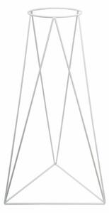 Nowoczesny kwietnik stojący 60 cm biały GLAMOUR