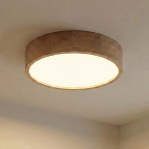 Lampa sufitowa Cleo TEMAR LIGHTING, możliwość ściemniania, jasne drewno, salon / jadalnia, drewno, nowoczesny