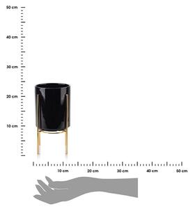 Doniczka na stojaku Neva czarna 23,5 cm