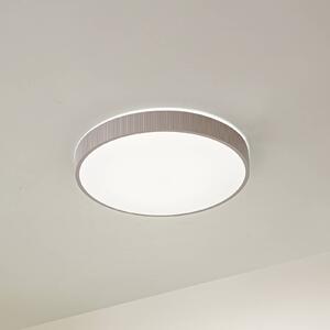 Lampa sufitowa LED Zylo Lindby, możliwość ściemniania, kremowy / amber, salon / jadalnia, tworzywo sztuczne