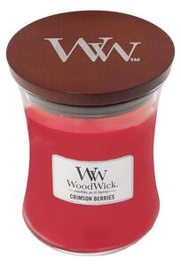 Świeca zapachowa Crimson Berries WoodWick średni wazon