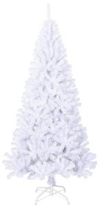 Sztuczna choinka o grubych gałązkach, biała, 240 cm, PVC