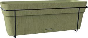 STEFANPLAST Stół balkonowy ETHICA - 9 litrów - 50 x 18 x 17 cm - oliwkowa zieleń
