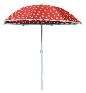 Fruit - Parasol plażowy 180 cm - Truskawka