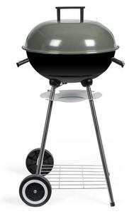 Grill węglowy - LIVOO - DOC172K - średnica 41 cm - Ruszt do grillowania ze stali chromowanej - Wysokość 69,5 cm - Uchwyty - 2 przekładnie