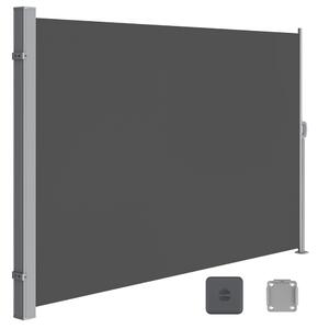 Markiza boczna HORIZON na taras, 180x450cm, szary SongmicsHome