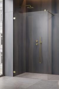 Radaway Essenza Pro Brushed Gold Walk-In ścianka prysznicowa 60 cm wolnostojąca złoty szczotkowany/szkło przezroczyste 10103060-99-01