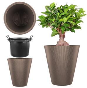 Doniczka Linea 30 cm, kakao, 1 szt