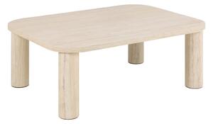 Beżowy stolik w dekorze marmuru 75x100 cm Solano – Actona