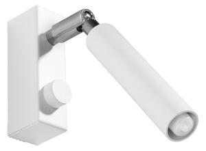 Biała lampa punktowa 10x3 cm Tiden – Sollux