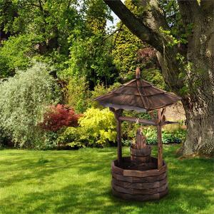 Blumfeldt Loreley, studnia ogrodowa, dekoracja ogrodowa, 135 cm, drewno jodłowe