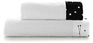 Zestaw 2 bawełnianych ręczników Blanc Constellation