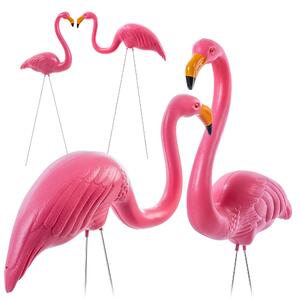 Figurka flaminga Lodeve 83 x 36 cm różowy 2 szt
