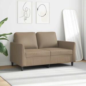 Sofa, 2-osobowa kolor cappuccino, 120 cm, sztuczna skÃ³ra