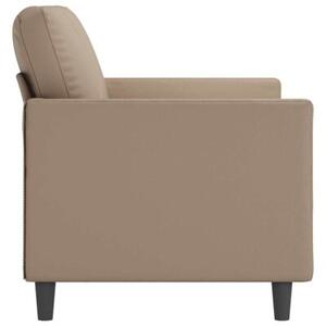 Sofa, 2-osobowa kolor cappuccino, 120 cm, sztuczna skÃ³ra