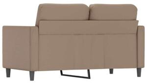 Sofa, 2-osobowa kolor cappuccino, 120 cm, sztuczna skÃ³ra