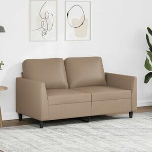 Sofa, 2-osobowa kolor cappuccino, 120 cm, sztuczna skÃ³ra
