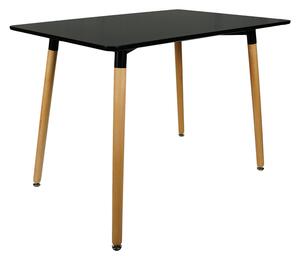 Stół do jadalni BERGEN 100x70 cm czarny