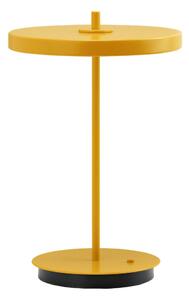 Żółta metalowa lampa stołowa LED z metalowym kloszem (wysokość 31 cm) Asteria Move – UMAGE