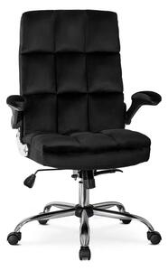 Nowoczesny czarny biurowy fotel gabinetowy C3-A35