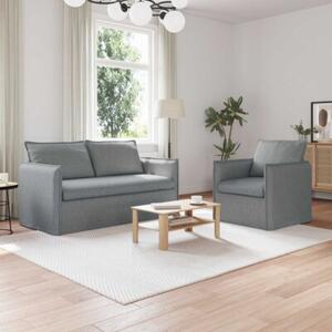 ModuÅowa kanapa jasnoszara z ergonomicznym designem i metalowÄ ramÄ