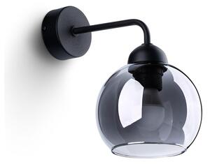 Czarny kinkiet ø 15 cm Grande – Sollux