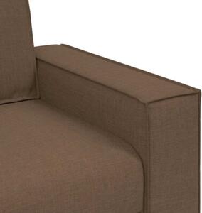 Sofa 2-osobowa brÄ zowa 160x78x84 cm tkanina