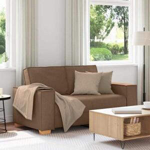 Sofa 2-osobowa brÄ zowa 160x78x84 cm tkanina