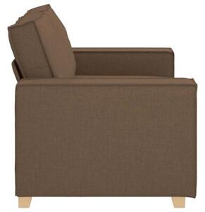 Sofa 2-osobowa brÄ zowa 160x78x84 cm tkanina