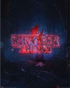 Plakat, Obraz Stranger Things 4 - Season 4 Teaser, (40 x 50 cm)