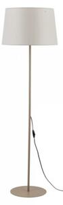 Lampa podłogowa TK Lighting MAJA Sabia/Ecru 148 cm – tkaninowy klosz, E27 LED, przytulne światło do salonu i sypialni