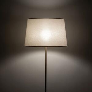 Lampa podłogowa TK Lighting MAJA Sabia/Ecru 148 cm – tkaninowy klosz, E27 LED, przytulne światło do salonu i sypialni