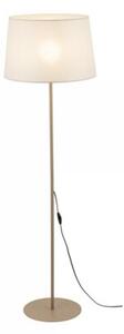 Lampa podłogowa TK Lighting MAJA Sabia/Ecru 148 cm – tkaninowy klosz, E27 LED, przytulne światło do salonu i sypialni