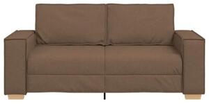 Sofa 2-osobowa brÄ zowa 180x78x84 cm tkanina