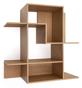 Modułowy system półek w dekorze dębu w naturalnym kolorze 80x80x25 cm Ina – Kave Home