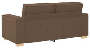 Sofa 2-osobowa brÄ zowa 180x78x84 cm tkanina