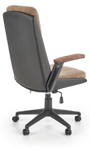Fotel biurowy HERBIC brązowy/czarny HALMAR