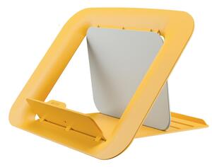 Żółta regulowana podstawka pod laptopa Leitz Cosy Ergo