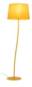 Lampa podłogowa TK Lighting NICOLA Yellow 6645 – metal, abażur 44 cm, E27 LED, 150 cm do salonu i sypialni