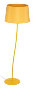 Lampa podłogowa TK Lighting NICOLA Yellow 6645 – metal, abażur 44 cm, E27 LED, 150 cm do salonu i sypialni