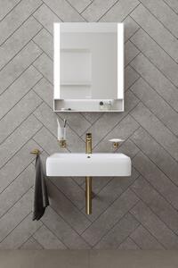 Duravit Wave bateria umywalkowa stojąca brąz szczotkowany WA1020002004