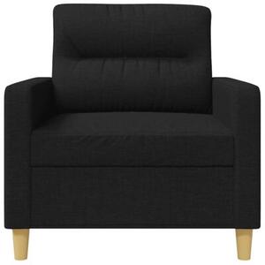Fotel, czarny, 60 cm, obity tkaninÄ