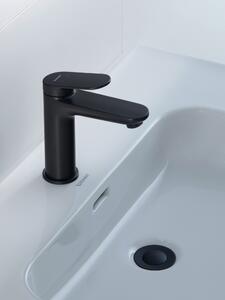 Duravit Wave bateria umywalkowa stojąca czarny mat WA1020002046